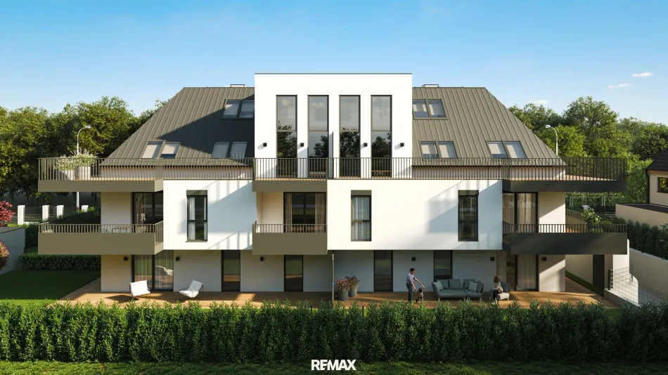 Visualisierung Haus Rückansicht