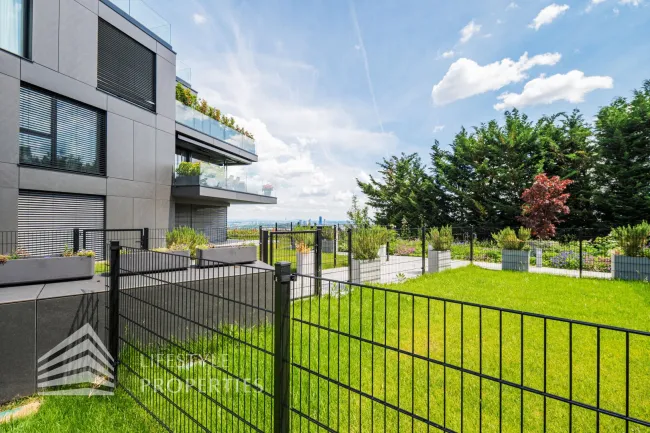 Erstbezug! Exklusive 4-Zimmer Gartenwohnung mit Traumblick über Wien - Bild