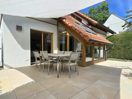 Terrasse, elektr. Sonnensegel