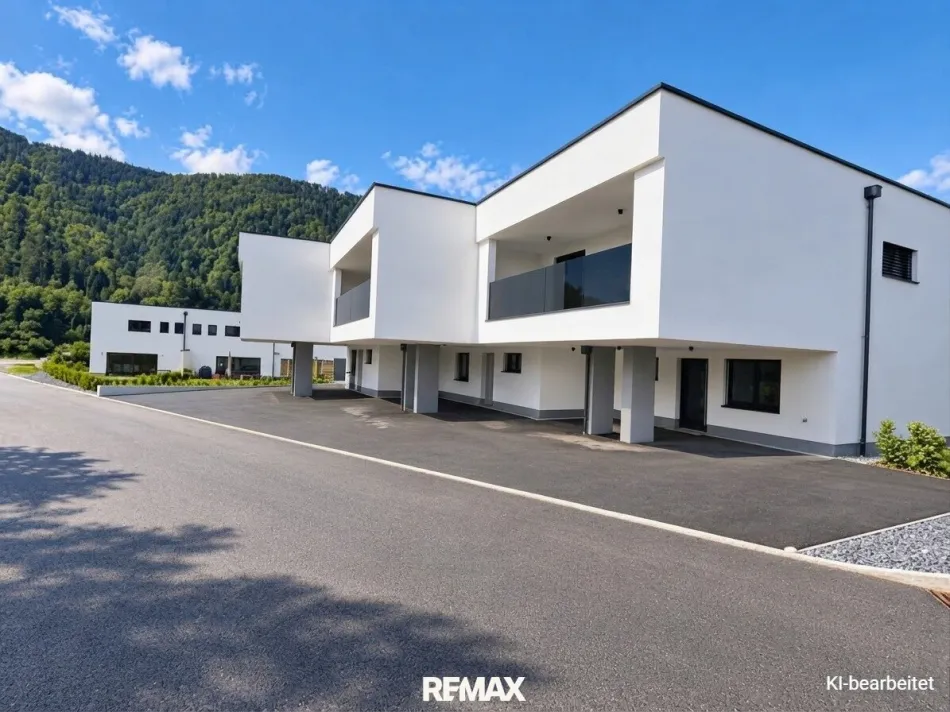 Modernes Reihenhaus mit großem Garten - Bild