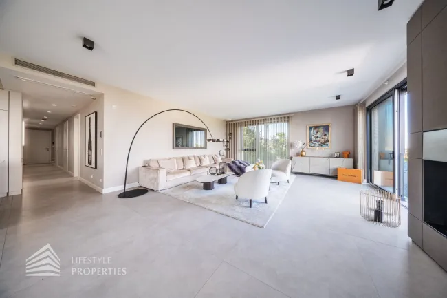 Exklusive 4-Zimmer Wohnung mit großflächigem Balkon mit Traumblick über Wien - Bild