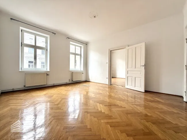 Helle Wohnung mit Balkon auf ganzer Etage zzgl. Rohdachboden, Nähe Einsiedlerpark - Bild