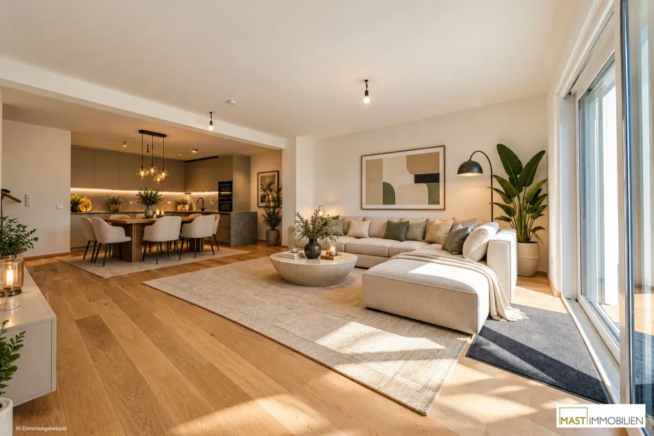 3-Zimmer-Maisonette mit Eigengarten – modernes Wohnen auf zwei Ebenen in 1230 Wien! - Bild