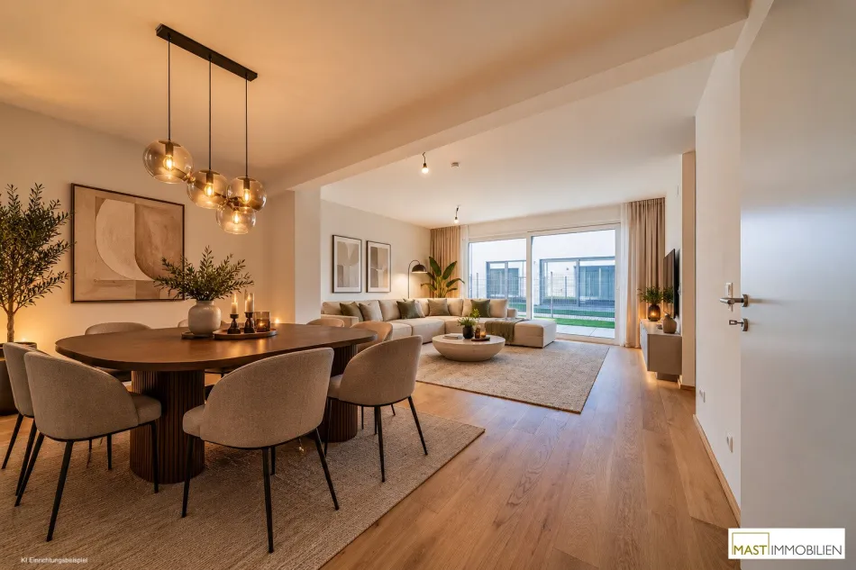 3-Zimmer-Maisonette mit Eigengarten – modernes Wohnen auf zwei Ebenen in 1230 Wien! - Bild