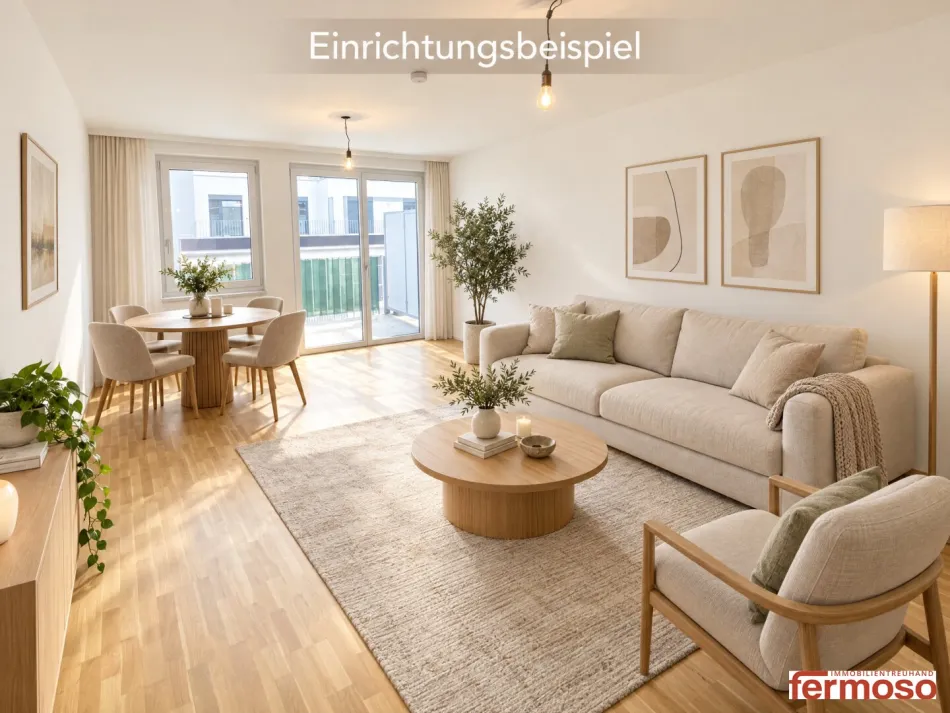 Helle 3-Zimmer-Wohnung mit zwei Balkonen direkt beim Erholungsraum Laaerwald - Titelbild