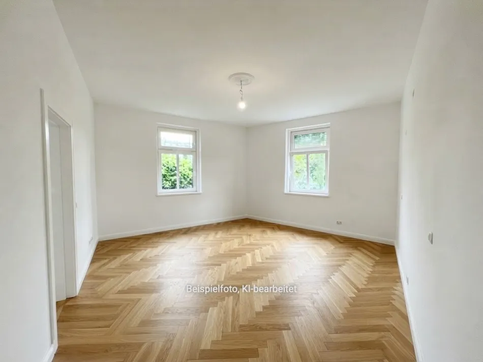 ERSTBEZUG nach Sanierung! moderne 2-Zimmer Wohnung im Altbauwohnhaus mit LUFTWÄRMEPUMPE nähe Matzner Park! - Titelbild