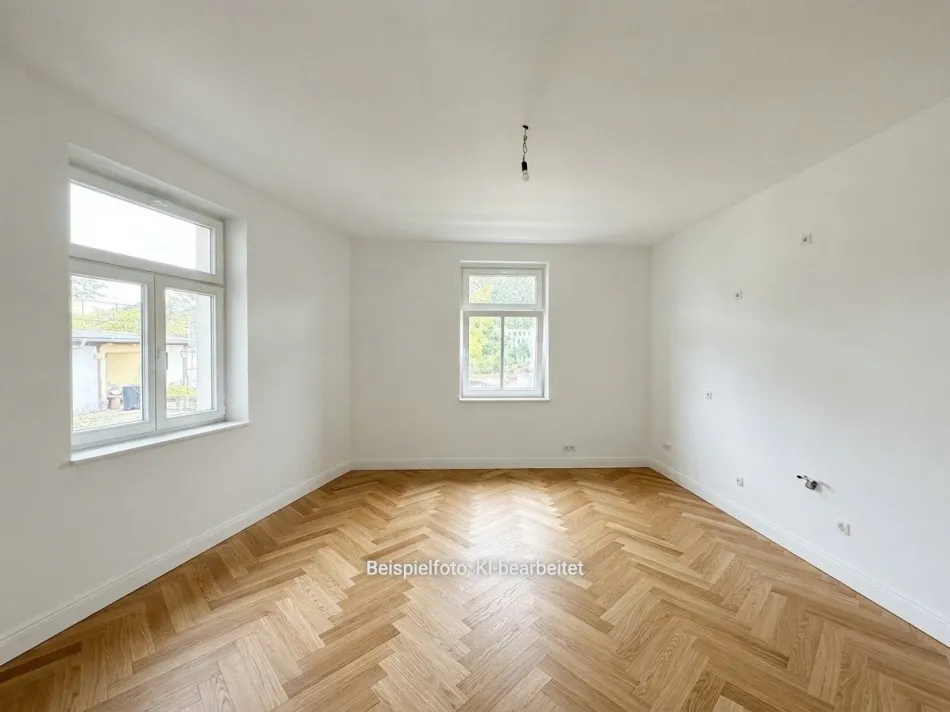 ERSTBEZUG nach Sanierung! moderne 2-Zimmer Wohnung im Altbauwohnhaus mit LUFTWÄRMEPUMPE nähe Matzner Park! - Bild