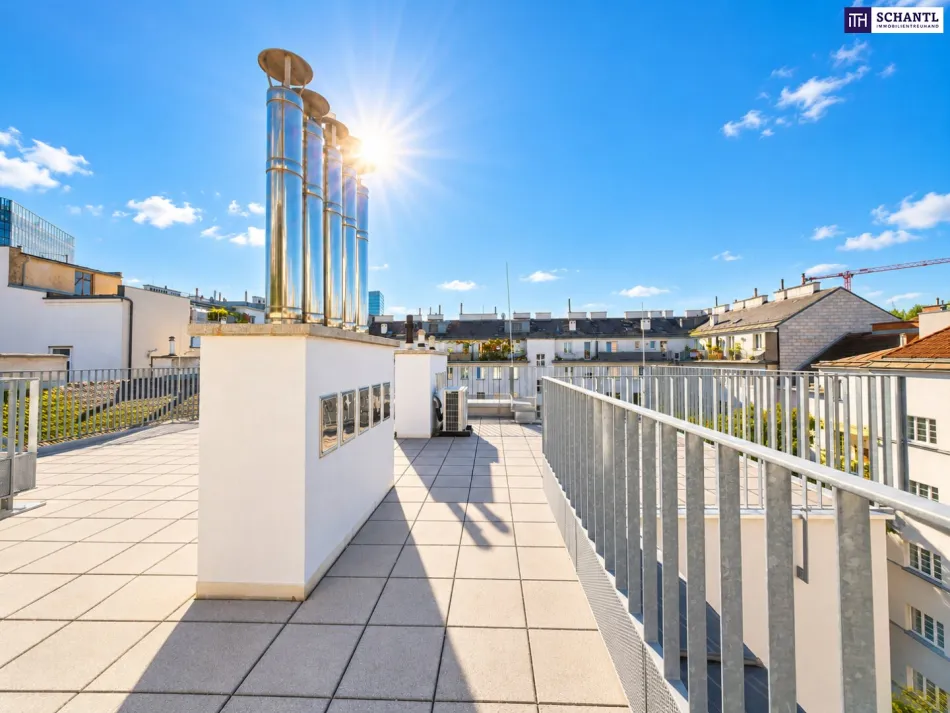 Über den Dächern Wiens | Helles 3-Zimmer-Dachgeschoss mit rund 67 m² Dachterrasse – jetzt entdecken! - Bild