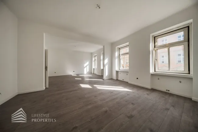 Helle sanierungsbedürftige 1,5-Zimmer Wohnung, Nähe Galleria Landstraße - Bild