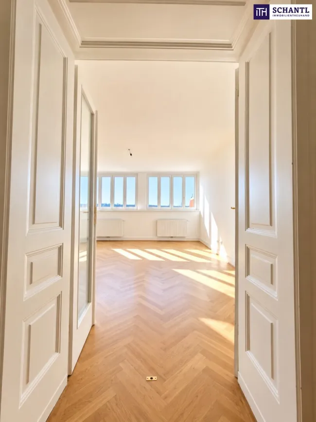 LICHT AN. ALTBAU AN. ANGEKOMMEN. – 2 Zimmer. Ganz oben. Ganz hell. Ganz schön 1050! - Bild