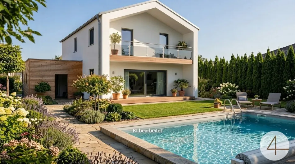 Modernes Einfamilienhaus mit zeitlosen Charme - Titelbild