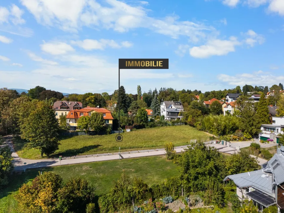 Graz – Ruckerlberg! PRESTIGE LIVING – Außergewöhnliches Grundstück in absoluter Bestlage - Bild