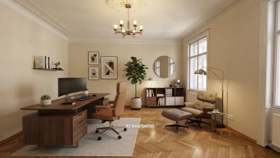 Julius-Tandler-Platz: 2,5 Zimmer - BÜRO mit hohen Decken zur Miete - Titelbild
