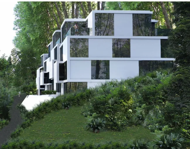 Einzigartiges Grundstück mit baugenehmigten Projekt zum Bau von 12 Luxus-Wohnungen - Bild