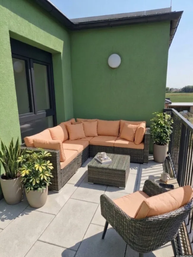 Südwestseitige Eckbalkonwohnung mit sonnigem Weitblick - Bild