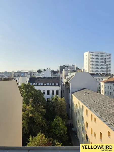 Ausblick Schlafzimmer und Wohnzimmer