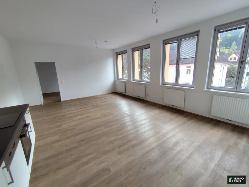 Sanierte 1,5-Zimmer-Wohnung mit neuer Einbauküche in Donawitz zu vermieten - Bild
