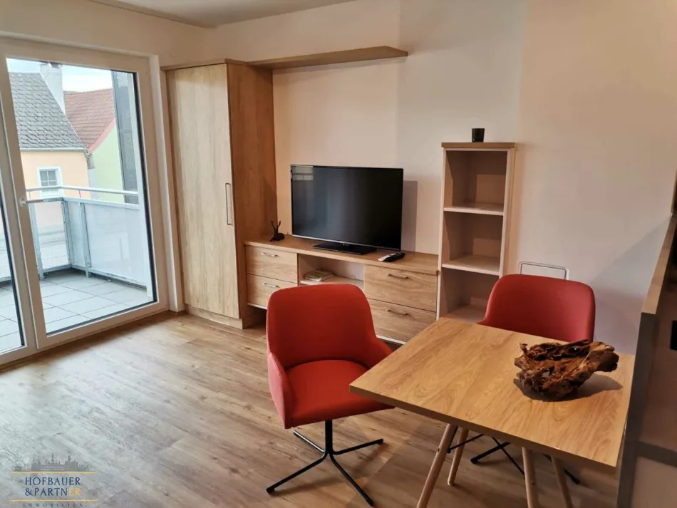 Erstbezug - 1-Zimmer-Gartenwohnung mit PKW-Abstellplatz - Bild