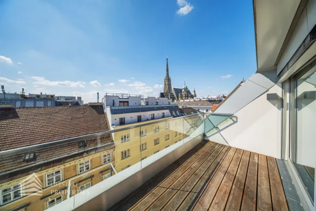 Wunderschöne 5-Zimmer Wohnung mit Terrassen, Nähe Stephansdom - Titelbild