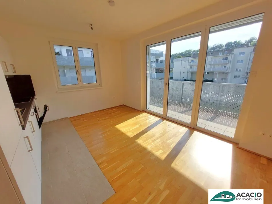 helle 3-Zimmer-Wohnung mit Tageslichtbad und Eckbalkon im Wohnpark Tullnerfeld - im Grünen wohnen, aber in der Stadt arbeiten - Tiefgaragenplatz optional möglich! - Bild