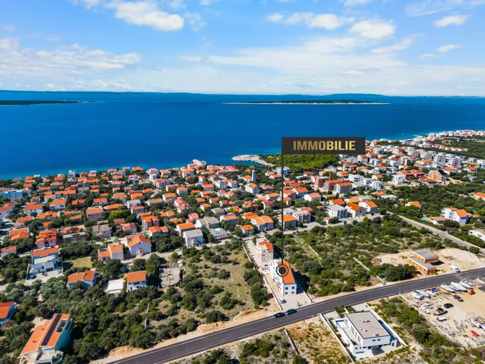 Kroatien – Insel Pag! ADRIATIC SEA VIEW – Letztes verfügbares Neubau-Apartment mit Meerblick - Bild