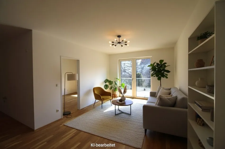 INNERSTÄDTISCH tolle 3-Zimmerwohnung mit großem BALKON und neuer KÜCHE! - Bild