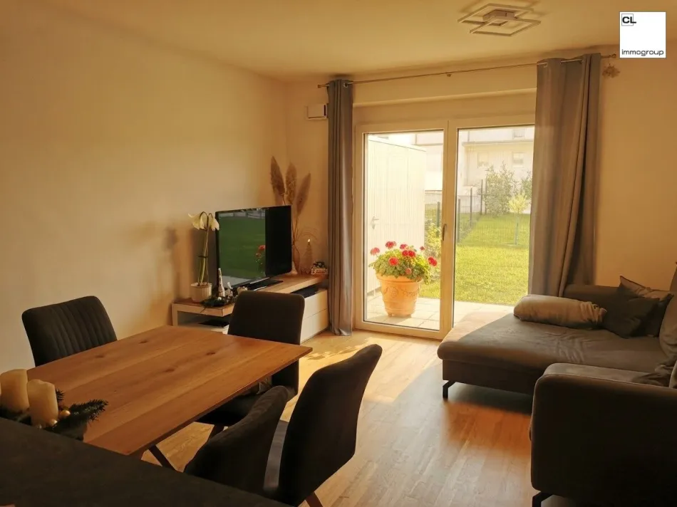 Modern wohnen mit Garten & sonniger Terrasse – neuwertige 3-Zimmerwohnung zur Miete - Bild