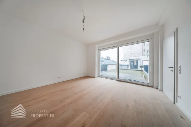 Erstbezug 3-Zimmer Wohnung mit Balkon, Nähe Aumannplatz - Titelbild