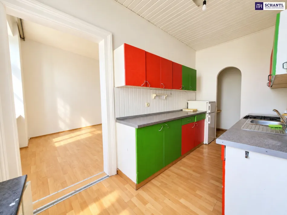 Klein anfangen. Schön ankommen. | 32 m² Altbau mit genehmigtem Balkon – EUR 119.000,- | Jetzt Besichtigung sichern! - Bild