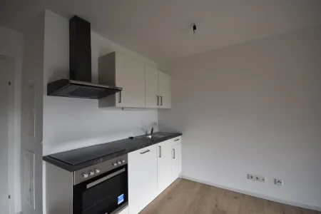 Wohn-, Koch-, Ess-, Schlafbereich - Modernes und geräumiges Appartement mit großer Loggia und Bergblick Miete Grödig Salzburg