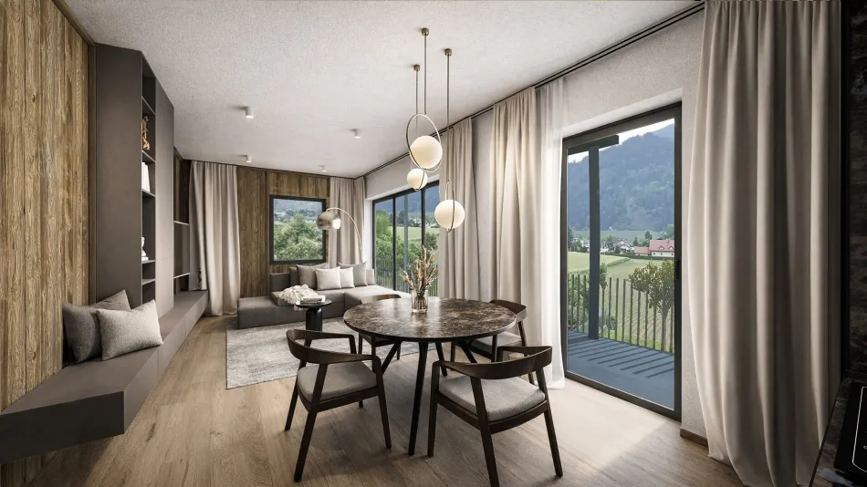 Die Terrasse als zweites Wohnzimmer – attraktive 2-Zimmer-Neubauwohnung - Bild