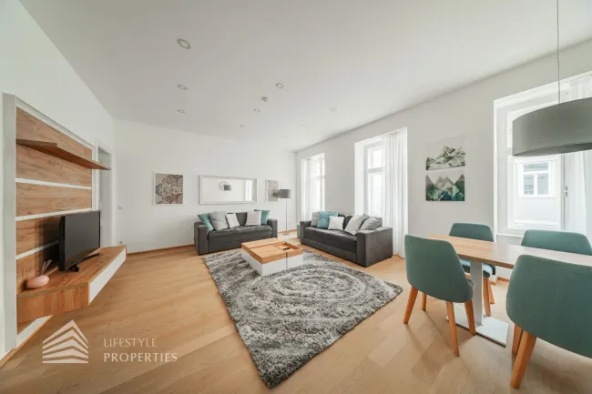 Exklusive 3-Zimmer-Eigentumswohnung mit Terrasse in ruhiger, zentraler Lage in Wien - Bild