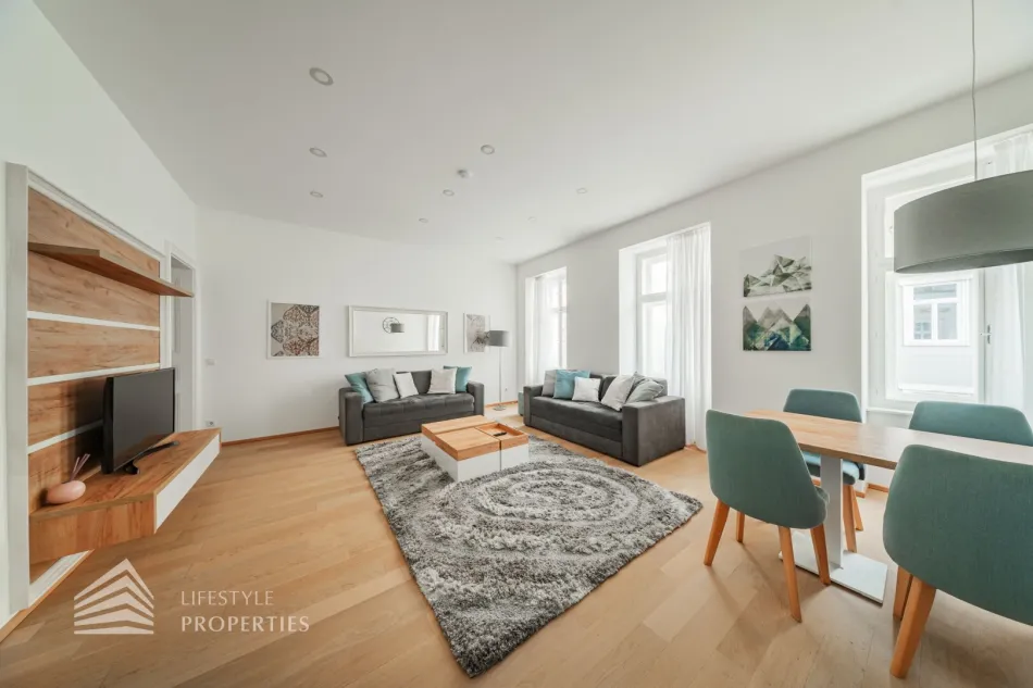 Exklusive 3-Zimmer-Eigentumswohnung mit Terrasse in ruhiger, zentraler Lage in Wien - Bild