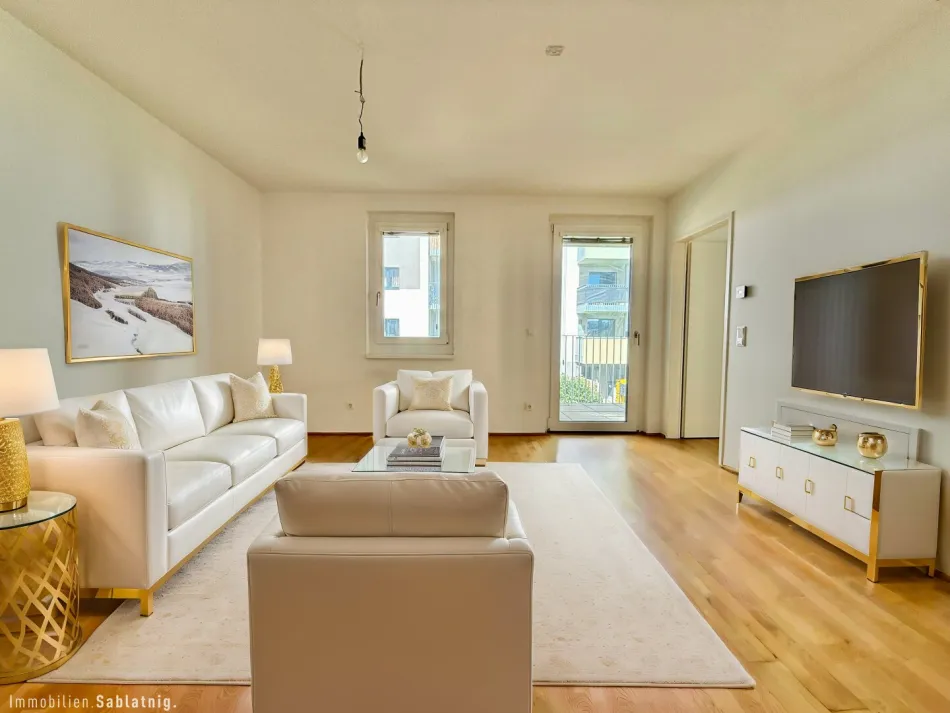 STILVOLLES WOHNEN! Moderne 2-Zimmer-Wohnung mit Balkon in Wien-Favoriten! - Titelbild
