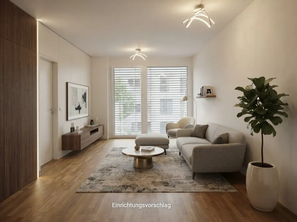 charmante 2 Zimmerwohnung mit Balkon im Winterhafen - Titelbild