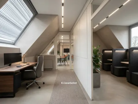Büro Obergeschoss - mögliche Einrichtung