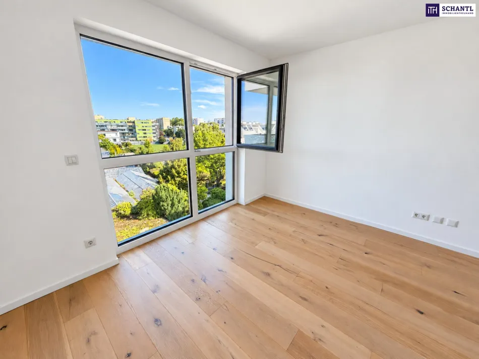 Lichtdurchflutete 2-Zimmer-Wohnung mit Balkon und schönem Ausblick ++ Absolute Ruhelage ++ Beste Anbindung ++ Sofort bezugsfertig ++ Nähe Alte Donau - Titelbild
