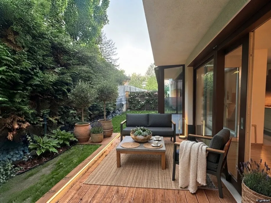 Traumhaftes Einfamilienhaus in Wien mit Garten, Terrassen und Stellplatz - Miete oder Kauf - Titelbild
