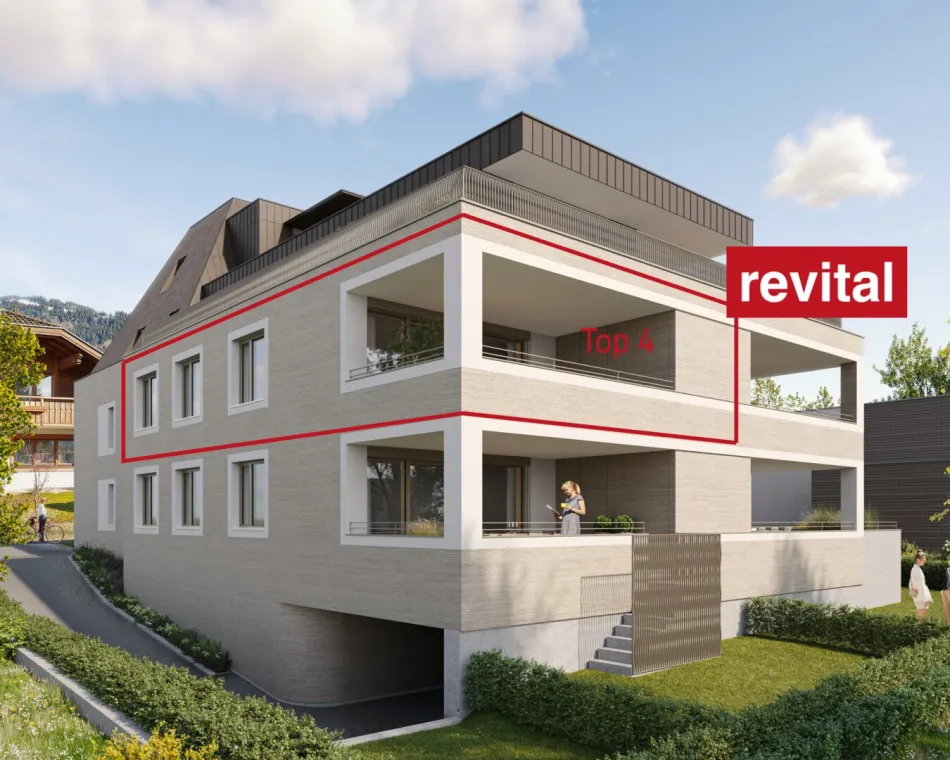 Top 4 | Exklusive 3-Zimmer-Terrassenwohnung mit Abendsonne und Blick ins Grüne - Bezugsbereit Ende 2026 - Titelbild