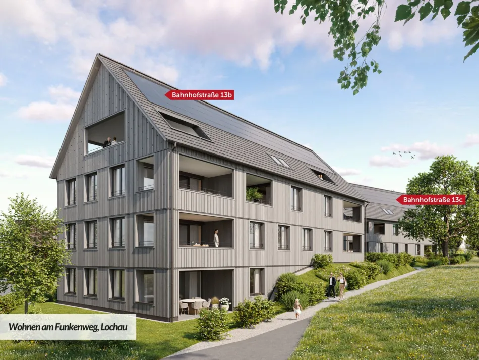 Dachgeschosswohnung mit Seeblick – das Zentrum im Rücken, den See vor der Nase - Top B7 - Bild