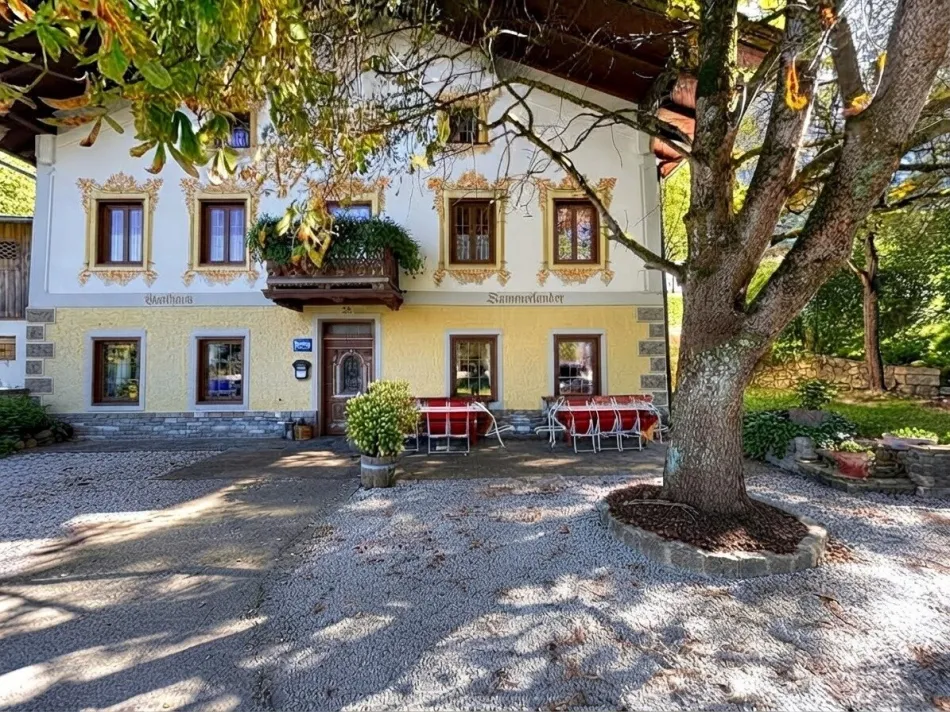 Traditionsreicher Gastronomiestandort mit großzügigem Gastgarten zu verpachten - Titelbild