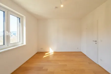 Schlafzimmer nach Südosten ausgerichtet