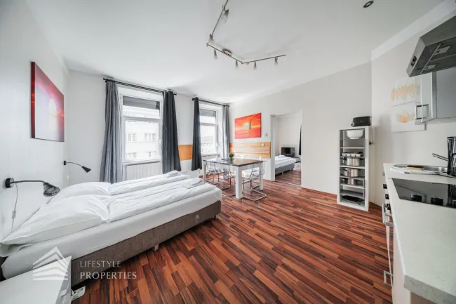 Helle, möblierte 2-Zimmer Wohnung, Nähe Kaiser-Franz-Josel Spital - Titelbild