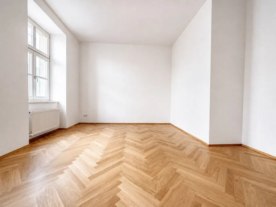 ideal angebunden: UNO City, SFU, Webster Uni, WU-Wien - stilvolle ALTBAUETAGE 4 Zimmer - 2 Bäder - ERSTBEZUG nach Generalsanierung - Bild
