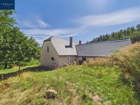 Seitenansicht des Bauernhofes