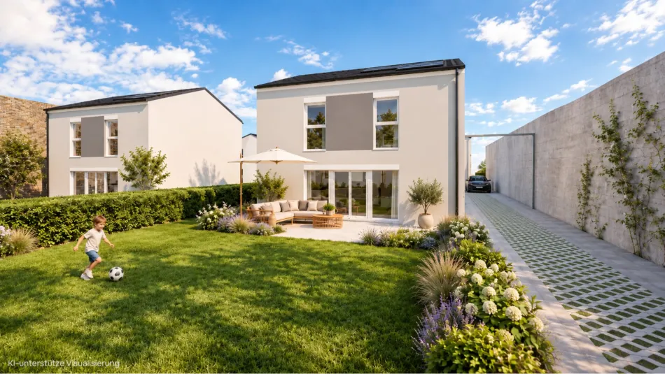 NEU: 108 m² Einfamilienhaus | bis zu 3,50 m Raumhöhe, 37 m² Wohnküche & Garten – Ziegelmassiv, energieeffizient & provisionsfrei! - Titelbild