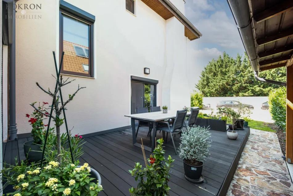 Terrasse nordseitig