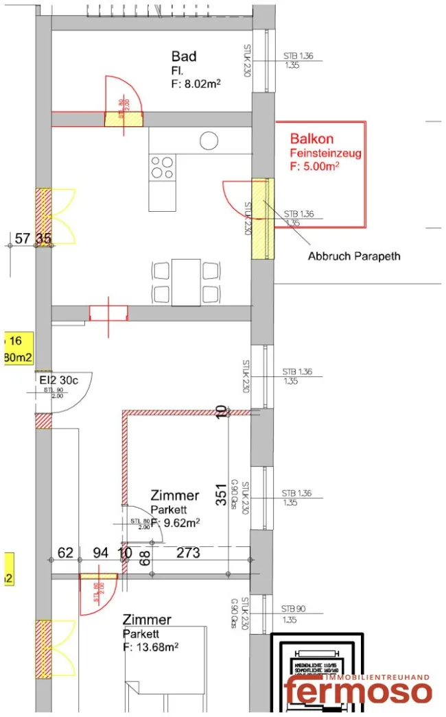 Helle 3-Zimmer-Wohnung mit Balkon in Graz – 62,8 m², Fertigstellung 01.01.27 - Bild