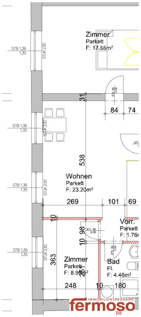 Moderne 3-Zimmer Wohnung in Graz, 55m², Fertigstellung 01.01.27 - Bild