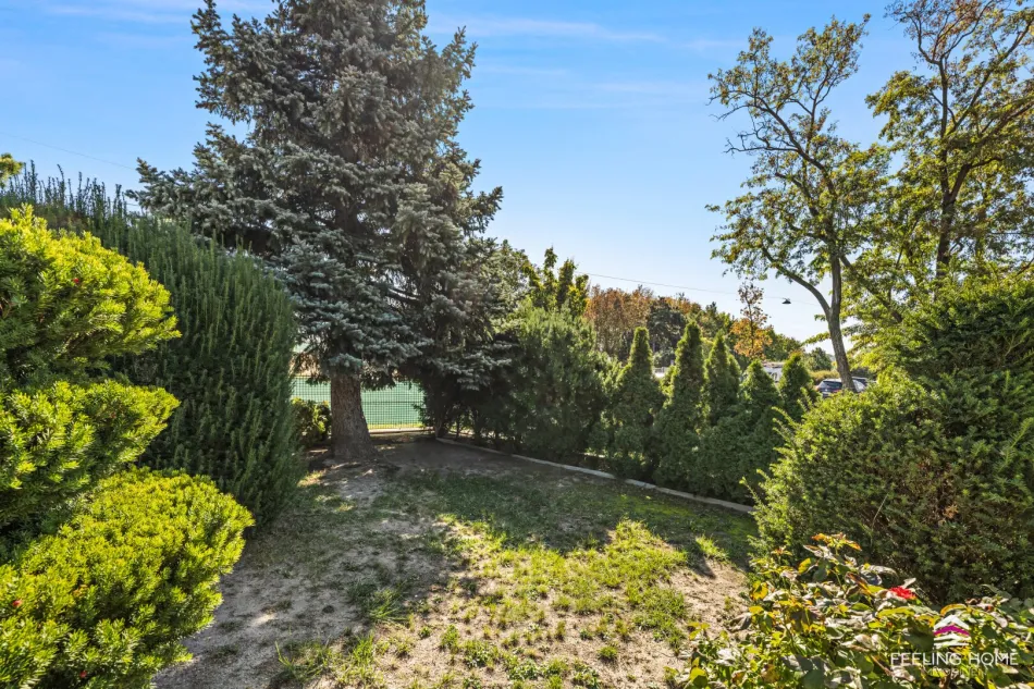 Eckgrundstück mit Ausbaupotenzial: Haus im Bungalowstil, Rohdachboden & große Garage - Bild